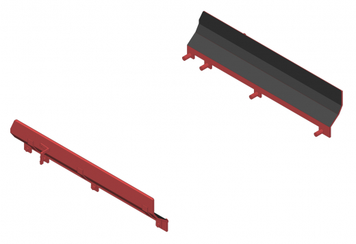 Seitliche Schalldämpfer Motor