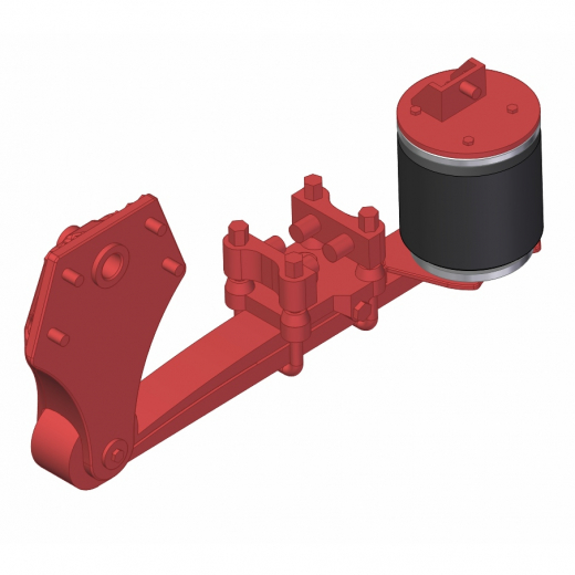 Aufhängung Antriebsachse Luftfederung