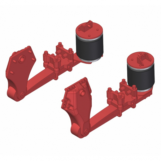 Aufhängung Antriebsachse Luftfederung