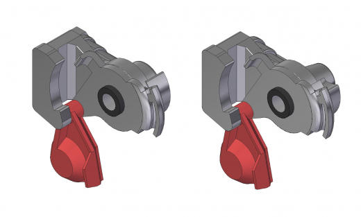 Druckluftkupplungen-Set offen realistisch