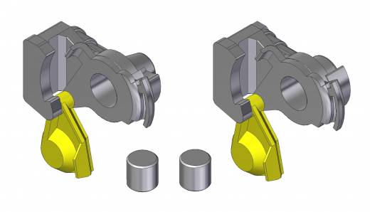 Druckluftkupplungen-Set offen Magnet