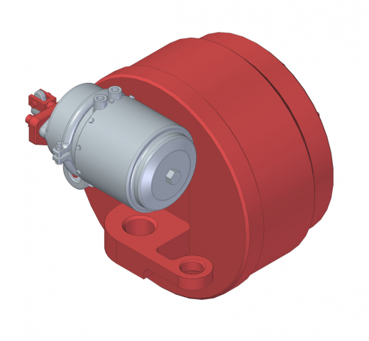 Radnabe mit Trommelbremse Lenkachse Detailliert