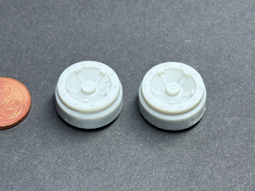 Radnabe mit Trommelbremse Lenkachse Einfach