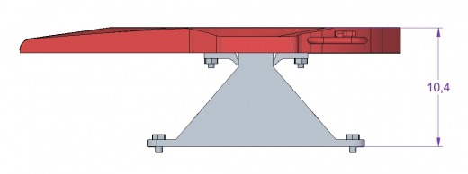Sattelkupplung Typ 1 (10,4 mm Bauhöhe)