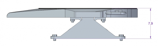 Sattelkupplung Typ 2 (7,7 mm Bauhöhe)