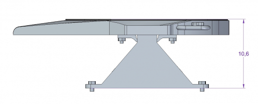 Sattelkupplung Typ 2 (10,4 mm Bauhöhe)
