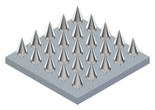 Radmutterkappen Spikes