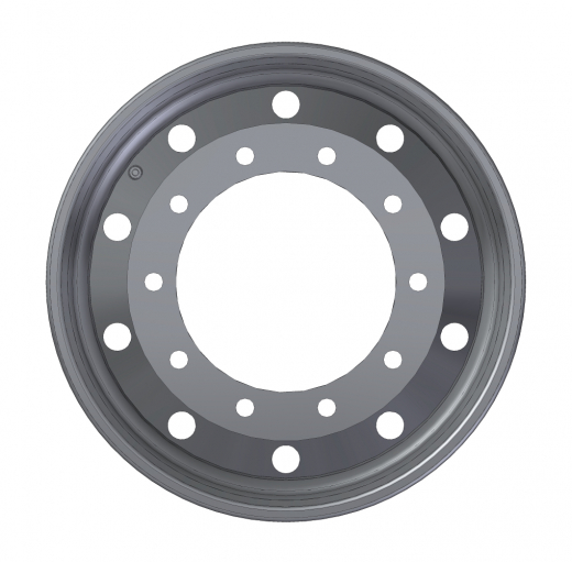 22.5 x 11.75 ET 135 - Stahl - 10 Loch