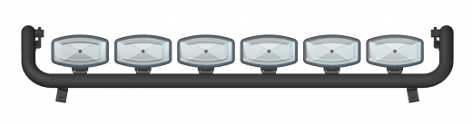 Dachlampenbügel Typ 1 für SCANIA R mit 6 Scheinwerfern Typ 1