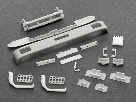 Stoßstange Einfach (Variante 3) mit Nebellicht Stoßstange Einfach (Variante 3) mit Nebellicht