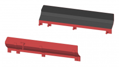 Seitliche Schalldämpfer Motor