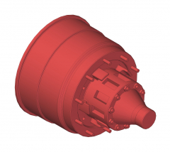 Radnabe Trommelbremse Antriebsachse