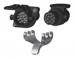 Steckdosen-Set 15-polig 24V realistisch