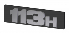 Typenschild 113H