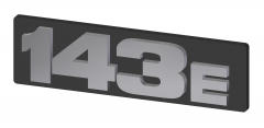 Typenschild 143E