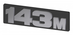 Typenschild 143M