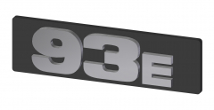 Typenschild 93E