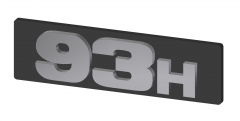 Typenschild 93H