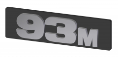 Typenschild 93M