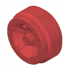 Radnabe mit Trommelbremse Lenkachse Einfach