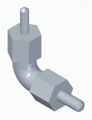 Druckluft Fitting 90-Grad