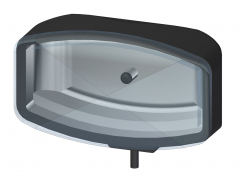 Scheinwerfer Typ 2, mit Halter, Fernlicht